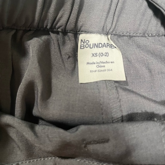 No Boundaries Charcoal Wide-Leg Pants - Picture 3 of 4